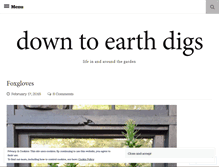 Tablet Screenshot of downtoearthdigs.com